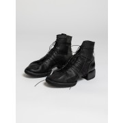 Patched Boots-Black-41