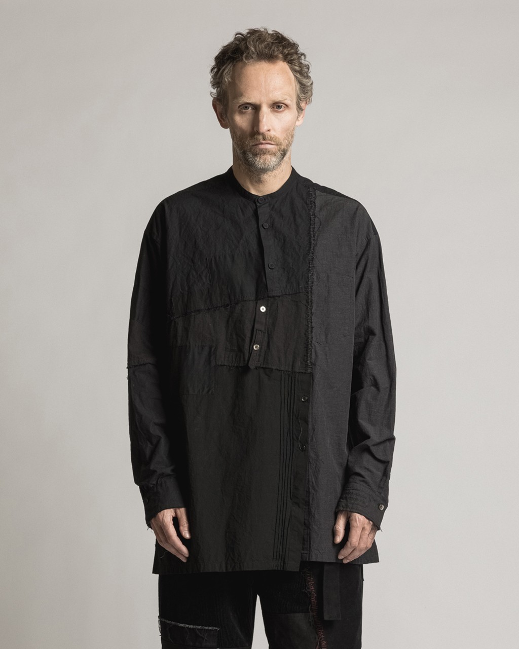  21AW DUE-Ⅲ-029-SHT-BLK Collage Shirt