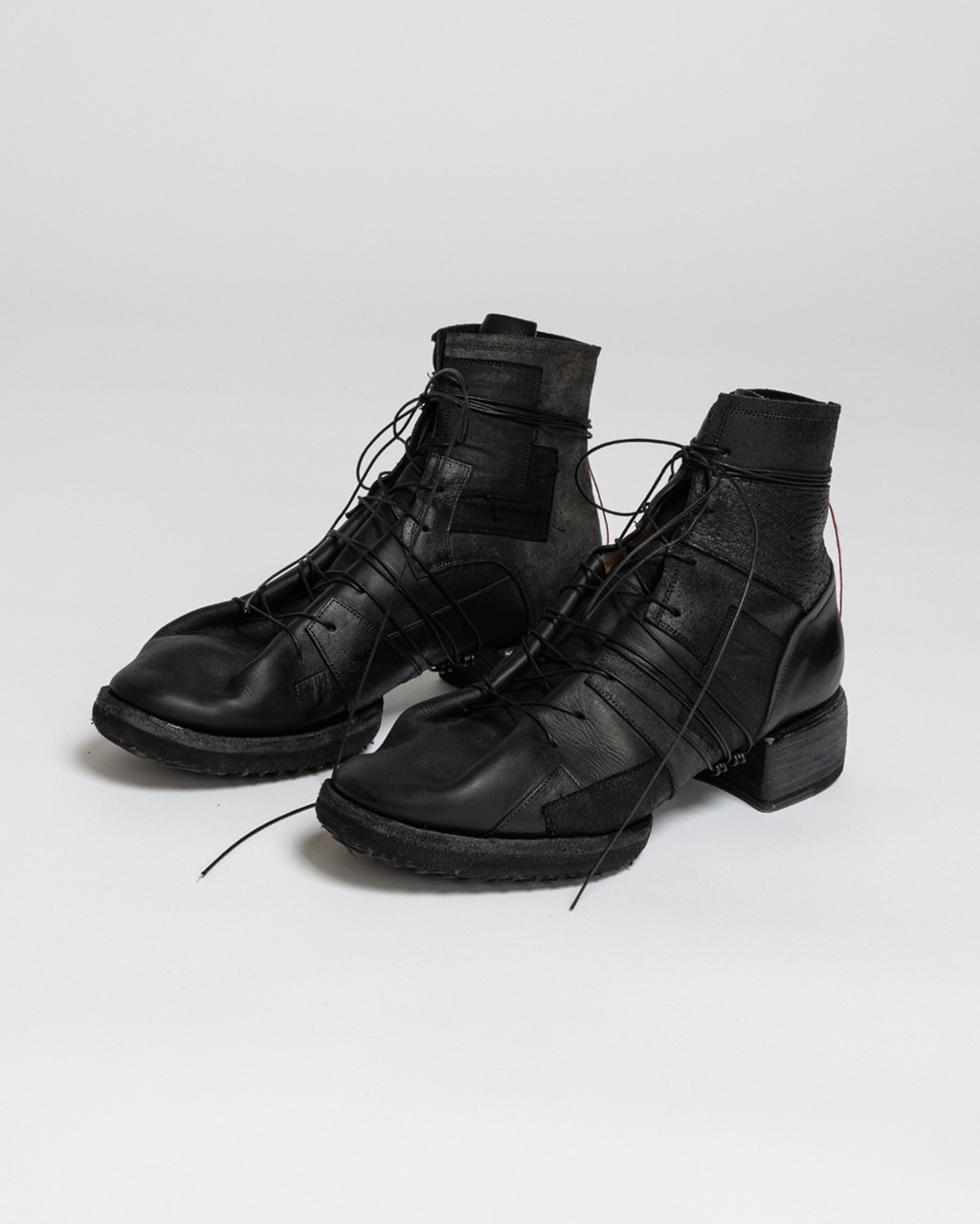  21AW DUE-Ⅲ-041-SHO Patched Boots