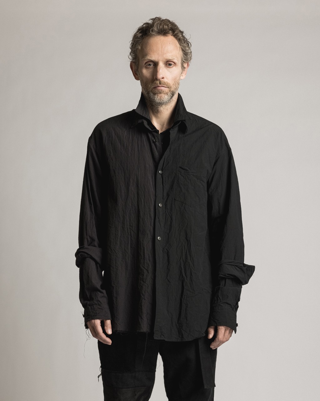  21AW DUE-Ⅲ-031-SHT-BLK Dual Shirt